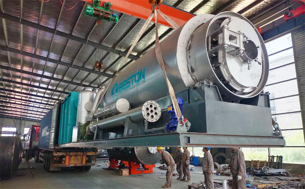 BLJ-3型號(hào)日本廢輪胎煉油設(shè)備第10張